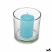 Scented Candle 10 x 10 x 10 cm (6 Units) Glass Ocean