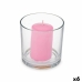 Aromatizuota žvakė 10 x 10 x 10 cm (6 vnt.) Stiklas Orchidėja
