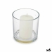 Duftkerze 10 x 10 x 10 cm (6 Stück) Trinkglas Baumwolle