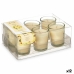 Parfümierte Kerzen-Set 16 x 6,5 x 11 cm (12 Stück) Trinkglas Vanille