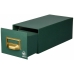 Refillable storage binder Mariola GELTEX Green Cardboard 12,5 x 9,5 x 25 cm