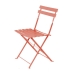Vrtni stol Sira Orange Stål 41 x 46 x 80 cm (2 enheder)