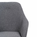Fotel 65 x 65 x 77 cm Tkanina syntetyczna Szary Metal