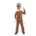 Costume for Children Brown American Indian (2 Pieces)
