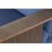 Kauč za izvlačenje DKD Home Decor Crna Plava Metal Smeđa Poliester Drvo eukaliptusa (203 x 87 x 81 cm)