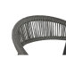 Stolička Home ESPRIT Čierna Tmavo-sivá Aluminium Ratan 52 x 55 x 105 cm