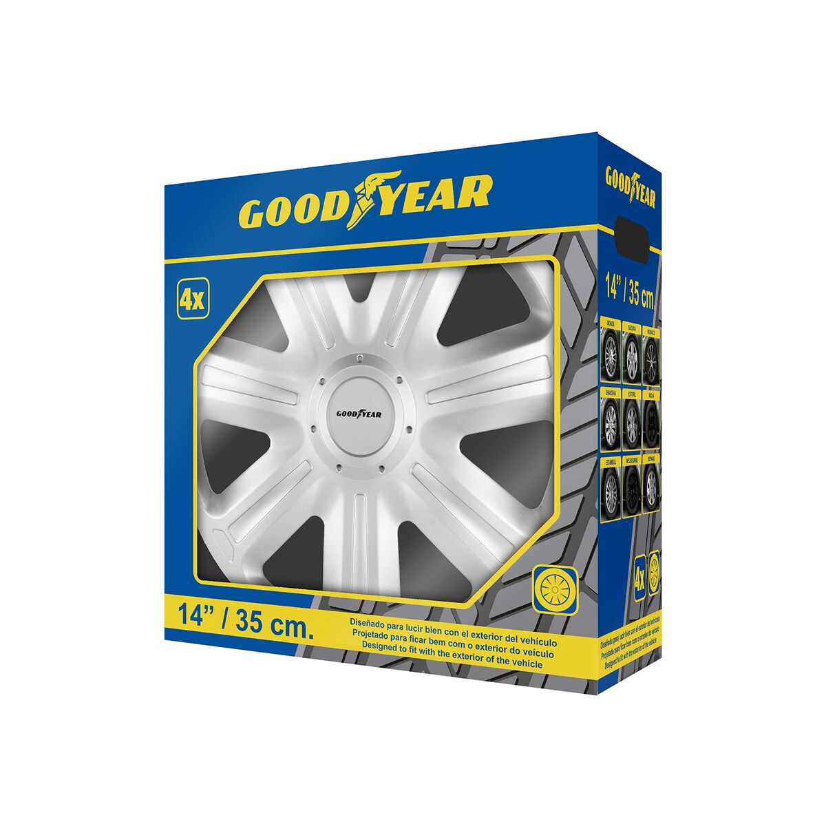 Navkapsel Goodyear ESTORIL Silver 14"