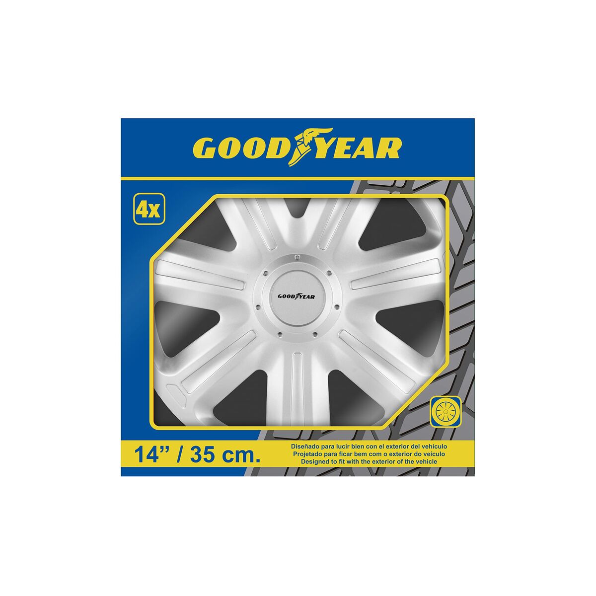 Navkapsel Goodyear ESTORIL Silver 14"