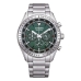 Pánske hodinky Citizen CA4600-89X zelená Striebristý