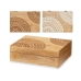 Dekorative Box Mango-Holz 25,5 x 8 x 17,4 cm (6 Stück) Mandala