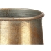 Vase Gylden Metal 21 x 44 x 21 cm (4 enheder) Med relief