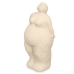 Dekoratív Figura Bézs szín Dolomite 14 x 34 x 12 cm (6 egység) Hölgy Álló