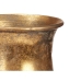 Vase Golden Metal 16 x 42 x 16 cm (4 Units) With relief