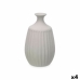 Vaza Siva Keramika 19 x 31 x 19 cm (4 kosov) Črte