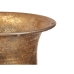Vaso Dorato Metallo 14 x 46 x 14 cm (4 Unità) Con rilievo