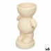 Figura Decorativa Bege 16 x 25 x 12 cm Vaso (6 Unidades)
