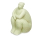 Okrasna Figura Zelena Dolomite 18 x 30 x 19 cm (4 kosov) Dama Sede