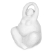 Dekoratív Figura Fehér Dolomite 14 x 18 x 11 cm (6 egység) Hölgy Yoga