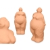Figură Decorativă Portocaliu Dolomite 14 x 34 x 12 cm (6 Unități) Femeie Permanent/ridicat în picioare