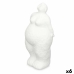 Dekorativ Figur Hvit Dolomite 14 x 34 x 12 cm (6 enheter) Dame Stående