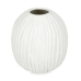 Vase White Dolomite 15 x 18 x 15 cm (6 Units) Sphere Stripes
