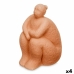 Ukrasna figura Oranžna Dolomite 18 x 30 x 19 cm (4 kom.) Dama Sjedeći