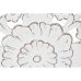 Decorazione da Parete DKD Home Decor Bianco Mandala Indiano Finitura invecchiata Decapaggio 90 x 4 x 90 cm