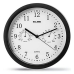 Reloj de Pared ELBE RP1005N Blanco/Negro
