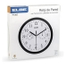 Relógio de Parede ELBE RP1005N Branco/Preto