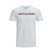 Kortærmet T-shirt til Mænd JJECORP LOGO TEE SS O-NECK NOSS  Jack & Jones  12137126  Hvid