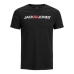 T-shirt à manches courtes homme JJECORP LOGO TEE SS Jack & Jones 12137126 Noir