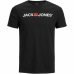 Herren Kurzarm-T-Shirt JJECORP LOGO TEE SS Jack & Jones 12137126 Schwarz