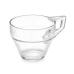 Cup Transparent Glass (72 Units) Coffee 200 ml
