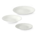 Dinnerware Set White Glass (2 Units) 18 Pieces