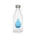 Flaske H2O Glas 1 L (12 enheder)