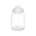 Borcan Transparent Sticlă 900 ml (12 Unități) Cu Capac