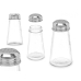 Sāls un Piparu Trauciņu Komplekts Caurspīdīgs Stikls 5,5 x 10,5 x 5,5 cm (48 gb.) Konusveida