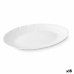 Serving Platter White Glass 34 x 2,5 x 25 cm (18 Units)