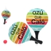 Пляжные лопатки с мячом 38 x 23,5 x 0,6 cm Разноцветный