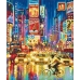 Skaičių spalvinimo rinkinys Alex Bog Amazing Times Square NYC 40 x 50 cm Numeriai