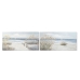 Πίνακας DKD Home Decor Παραλία Μεσογείακός 140 x 3 x 70 cm (x2)