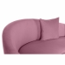 Sofa DKD Home Decor Rožinė Auksinis Metalinis Poliesteris (210 x 120 x 84 cm)