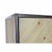 Cupboard DKD Home Decor Black Natural Metal Fir 92 x 45 x 195 cm
