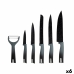 Набор ножей Чёрный Нержавеющая сталь полипропилен (6 штук) 6 Предметы