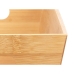 Универсальная корзина Натуральный Бамбук 15 x 29 x 8,5 cm С ручками (12 штук)