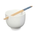 Bowl White Bamboo 24 x 10,7 x 13,3 cm Toothpicks asiatico/oriental (12 Units)