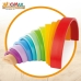 Child's Wooden Puzzle Woomax Rainbow 11 Pieces 2 Units