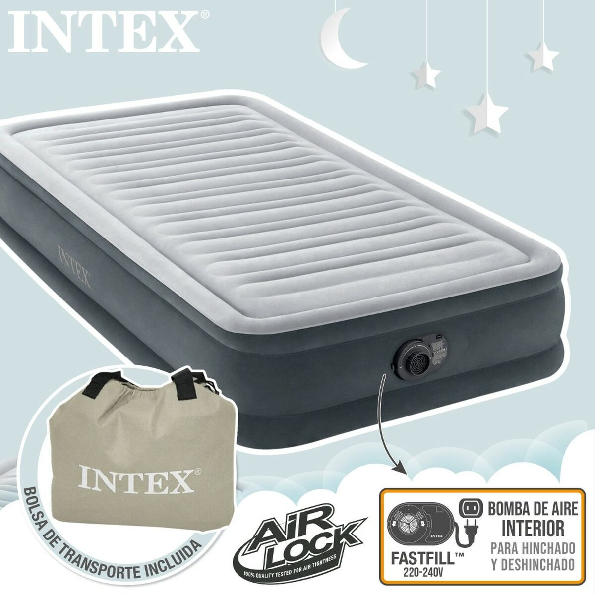 Puhallettava patja Intex