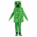 Maskeraadi kostüüm lastele Minecraft Creeper 3 Tükid, osad Roheline