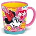 Mug Minnie Mouse Flower Power 410 ml Plastic